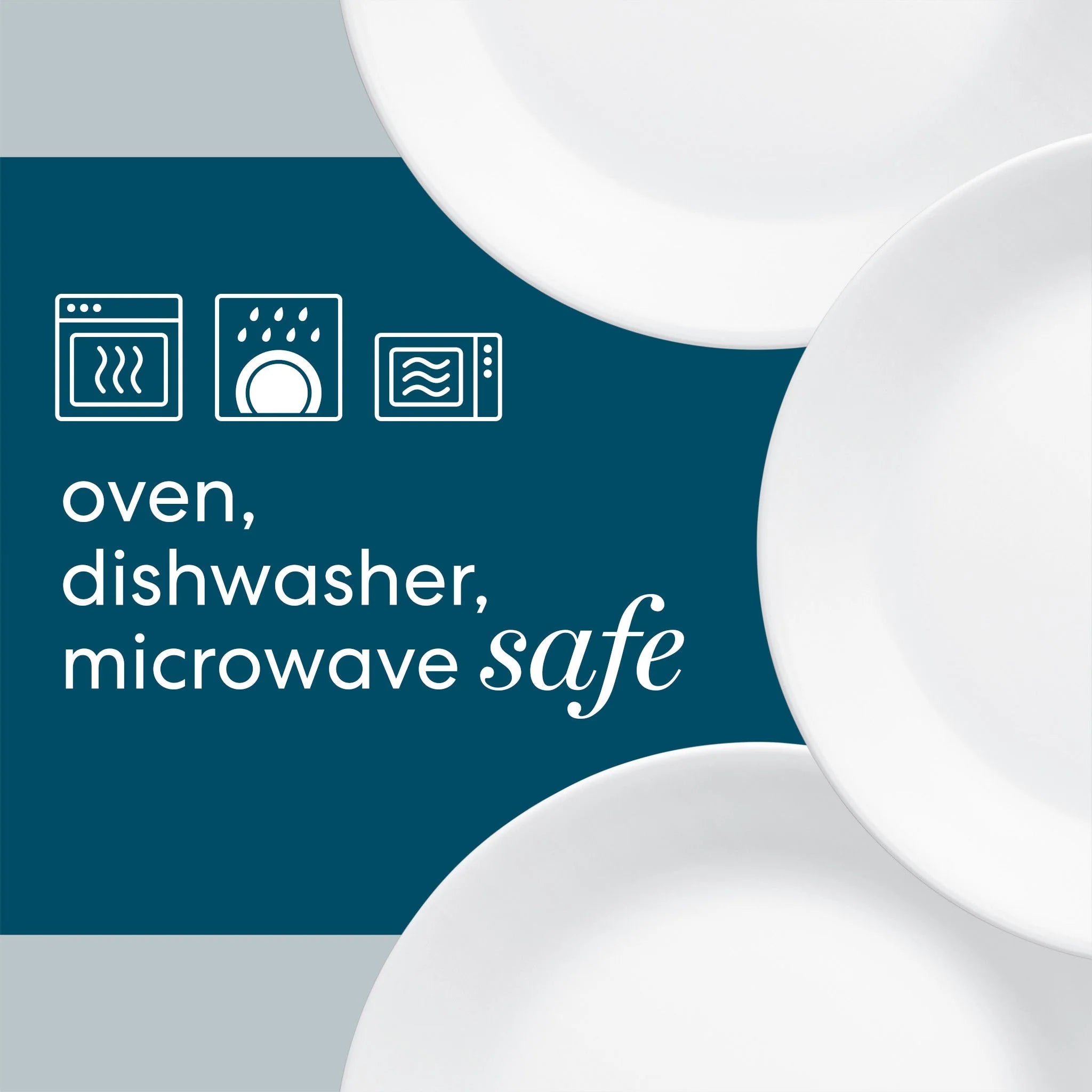 Winter Frost White 8.5 Salad Plates, 6-pack - Image 3