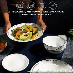 Alternative view of Caspian Lace 10.25 Dinner Plates, 6-pack