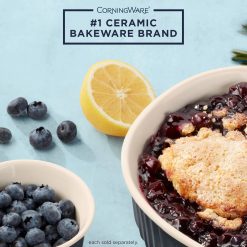 Alternative view of 1.5-quart Round Baking Dish, Navy
