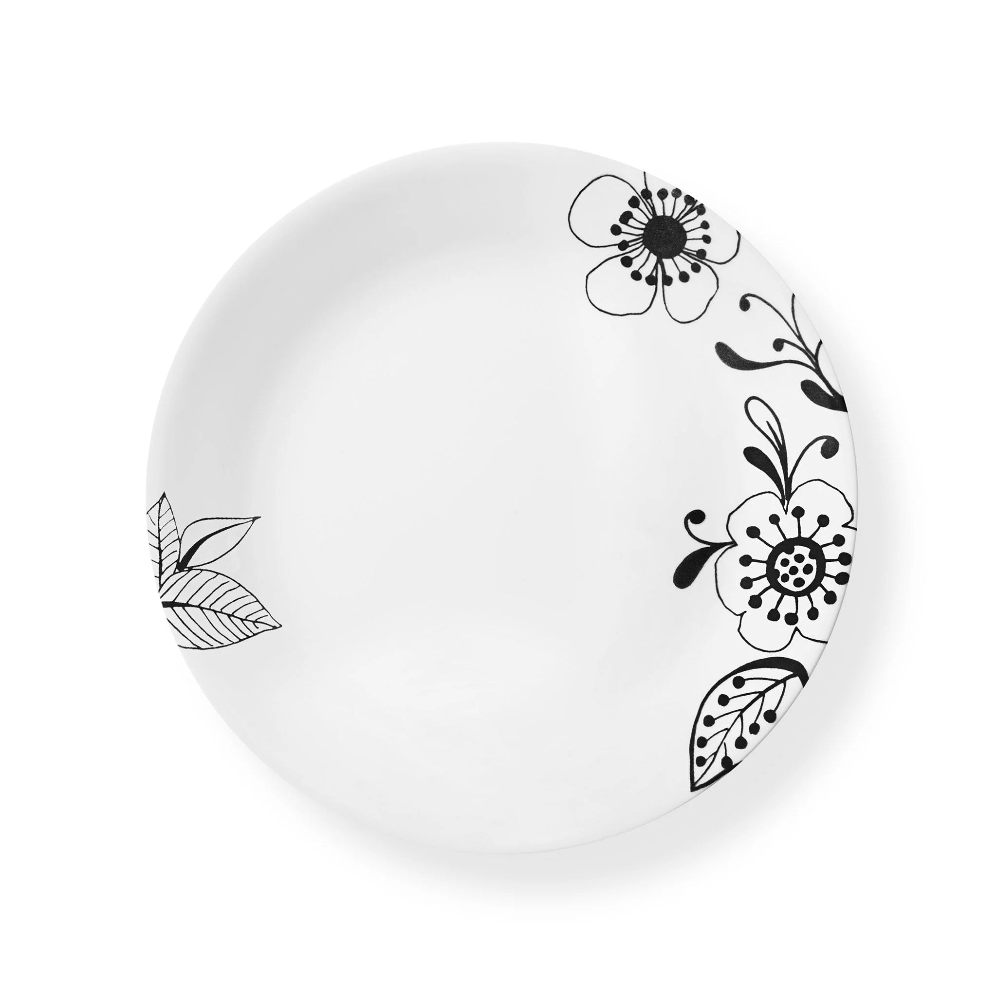 Inked Poppy 10.25 Dinner Plate