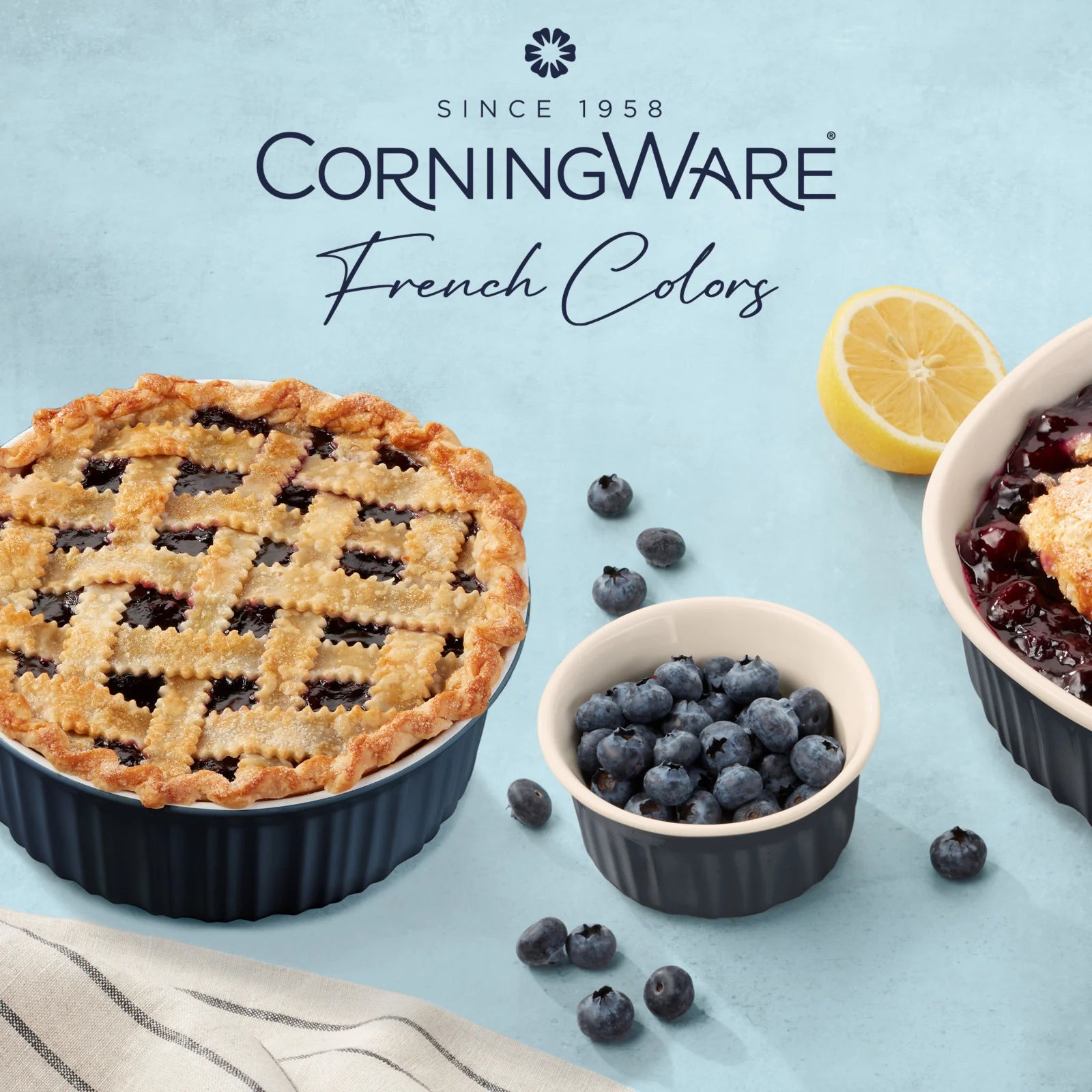 12-piece Oval Bakeware Set, Navy - Image 6