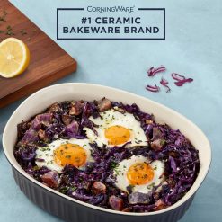 Alternative view of 2.5-quart Oval Baking Dish, Navy