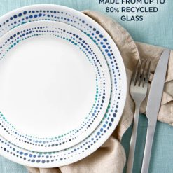 Alternative view of Ocean Blues 12-piece Dinnerware Set, Service for 4