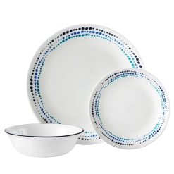Ocean Blues 12-piece Dinnerware Set, Service for 4