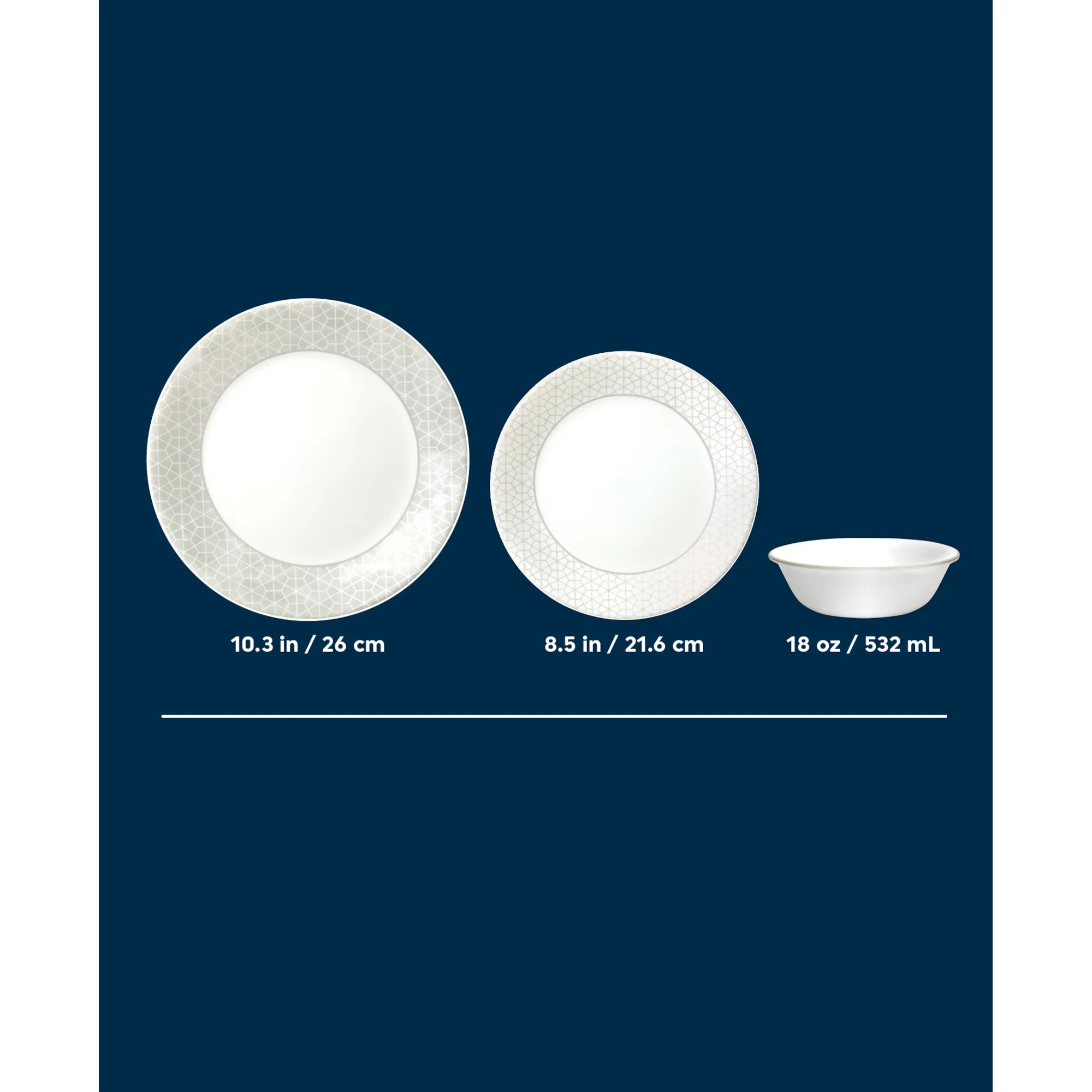 Knox 12-piece Dinnerware Set, Service for 4 - Image 6