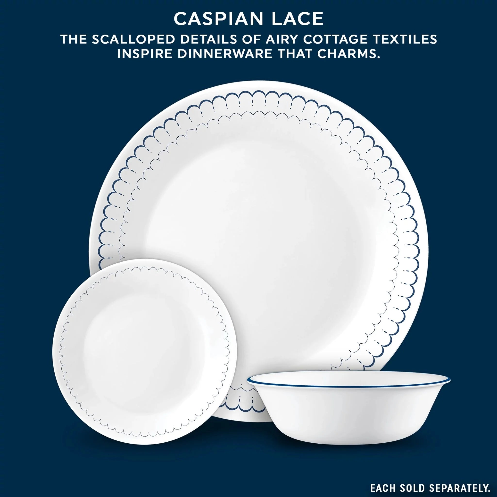 Caspian Lace 18-ounce Cereal Bowl - Image 4