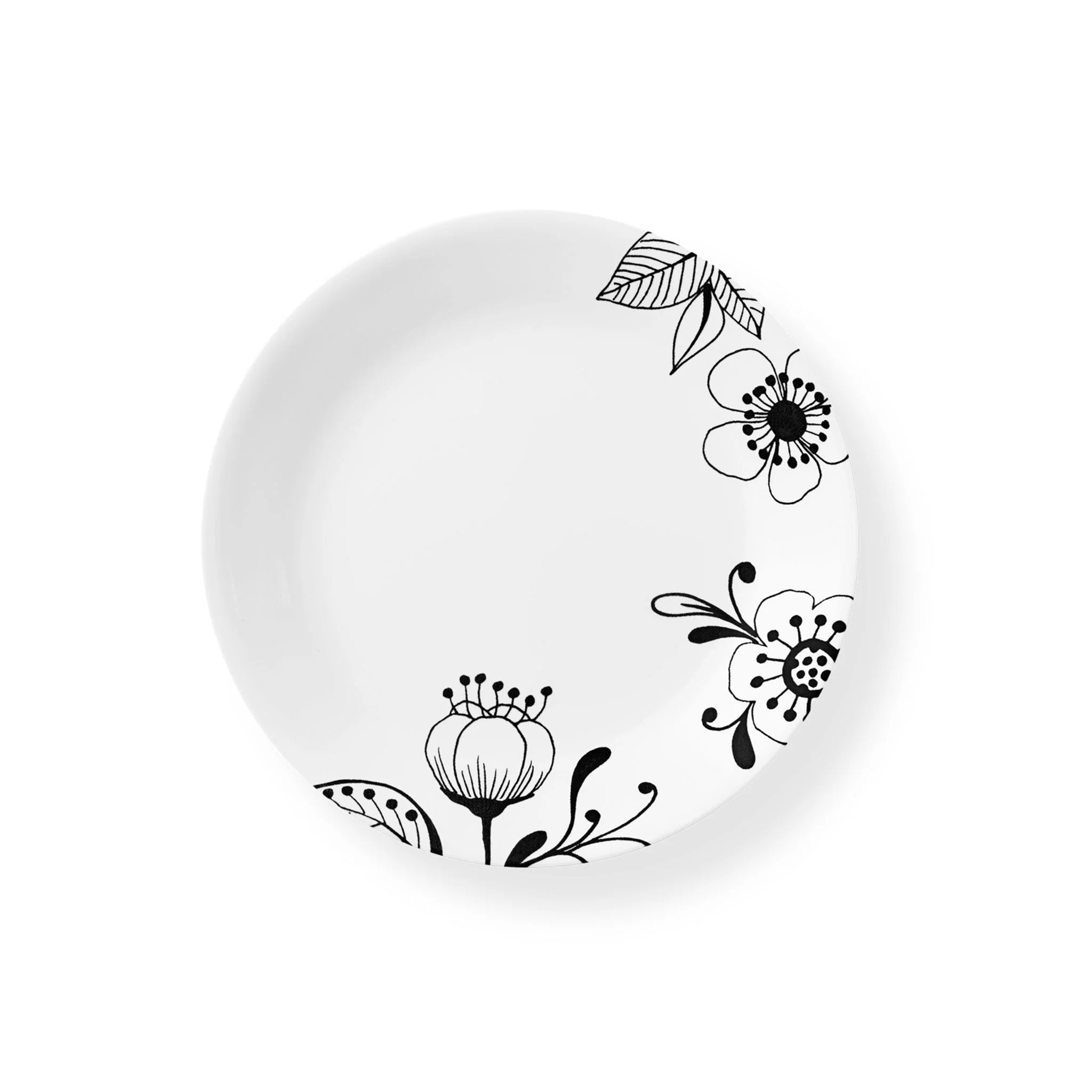 Inked Poppy 8.5 Salad Plate