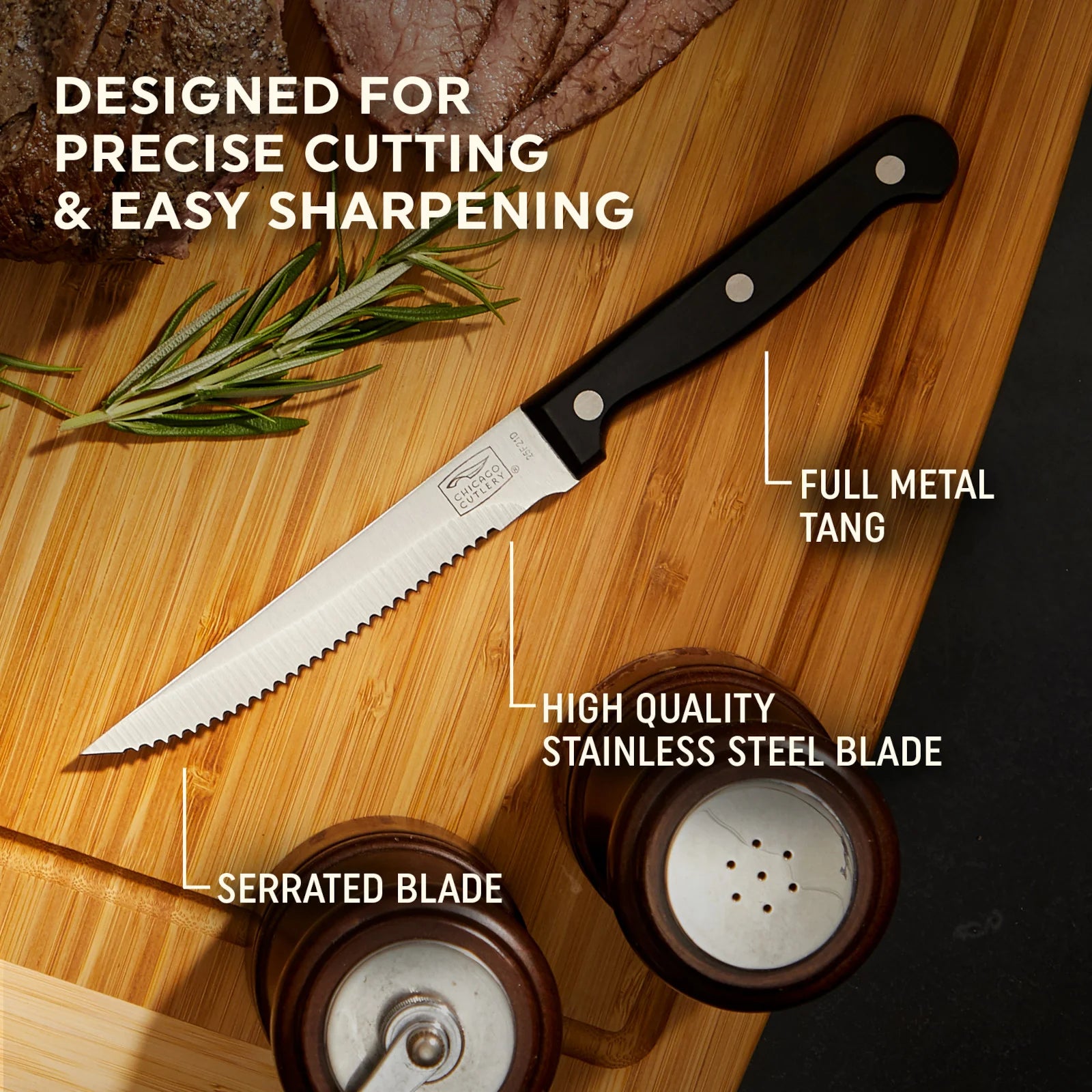 Essentials™ 4-piece Steak Knife Set - Image 5