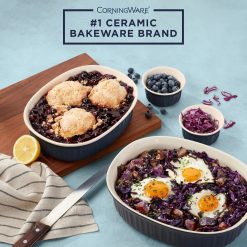 Alternative view of 10-piece Oval Bakeware Set, Navy