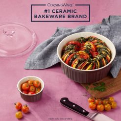 Alternative view of 1.5-quart Round Baking Dish, Cabernet