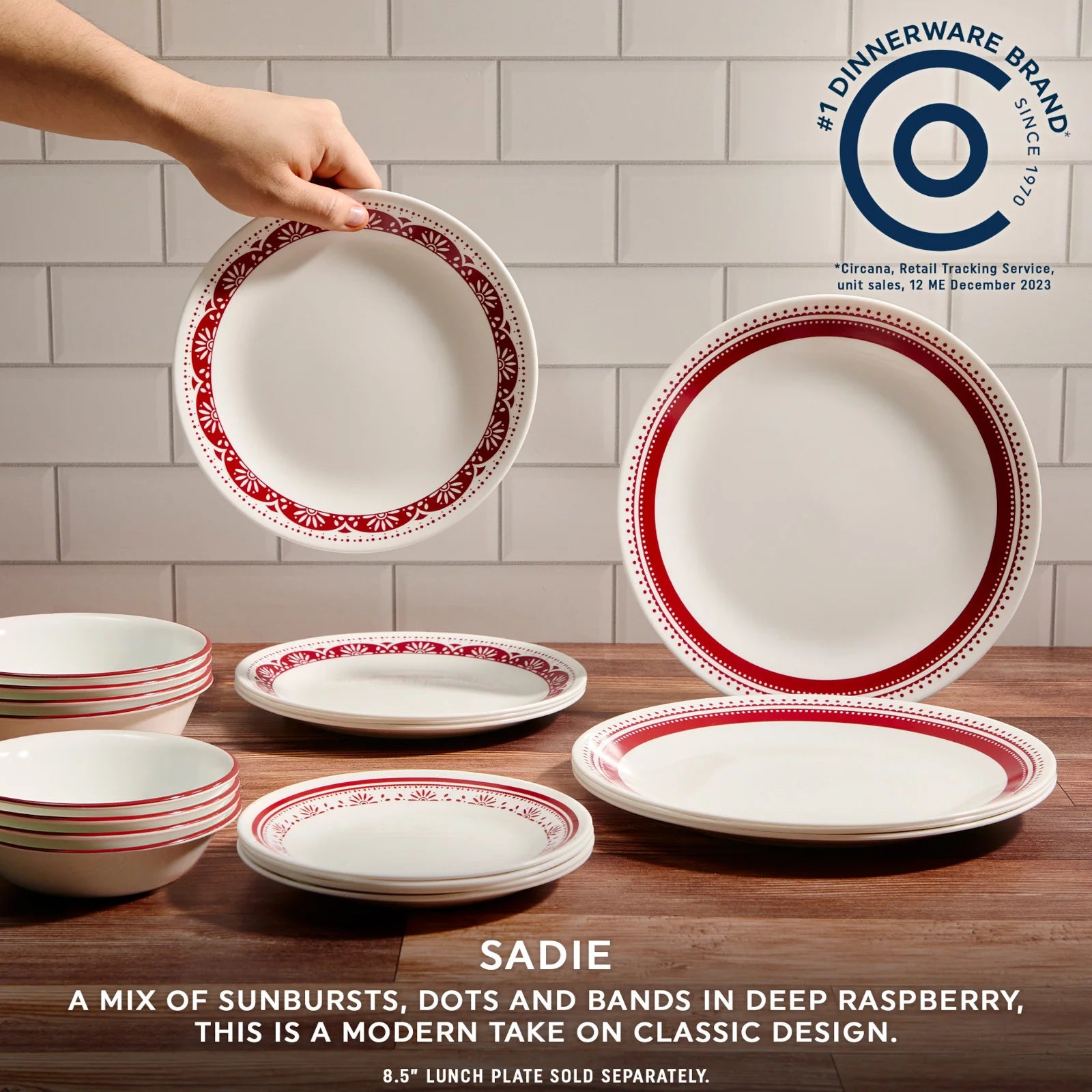 Sadie 18-piece Dinnerware Set, Service for 6 - Image 4