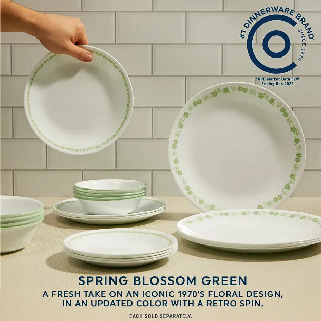 Spring Blossom Green 10.25 Dinner Plate - Image 2