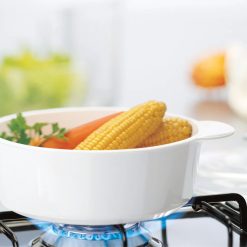 Alternative view of Just White 3.25L Casserole with Lid