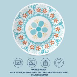 Alternative view of Global Collection Terracotta Dreams 6.75” Appetizer Plates, 6-pack